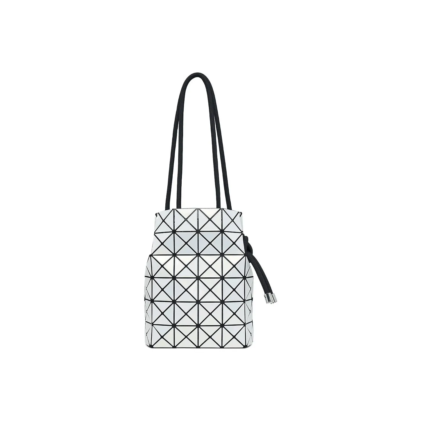 ISSEY MIYAKE Wring Polarization Vinyl Chloride Resin Bucket Bag, Shoulder Bag Women's Mother of Pearl Yellow