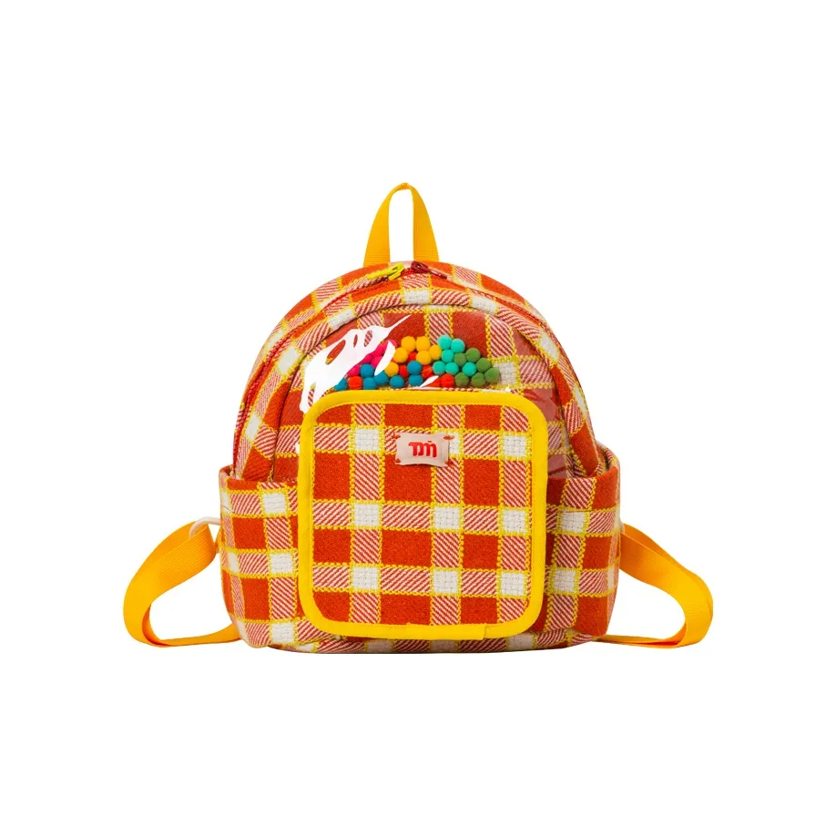 Puui Холст Рюкзак Мини Женский Оранжевый Желтый