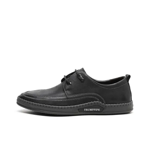 TRUMPPIPE Мужские повседневные туфли Low Top Черно-синие Мужские
