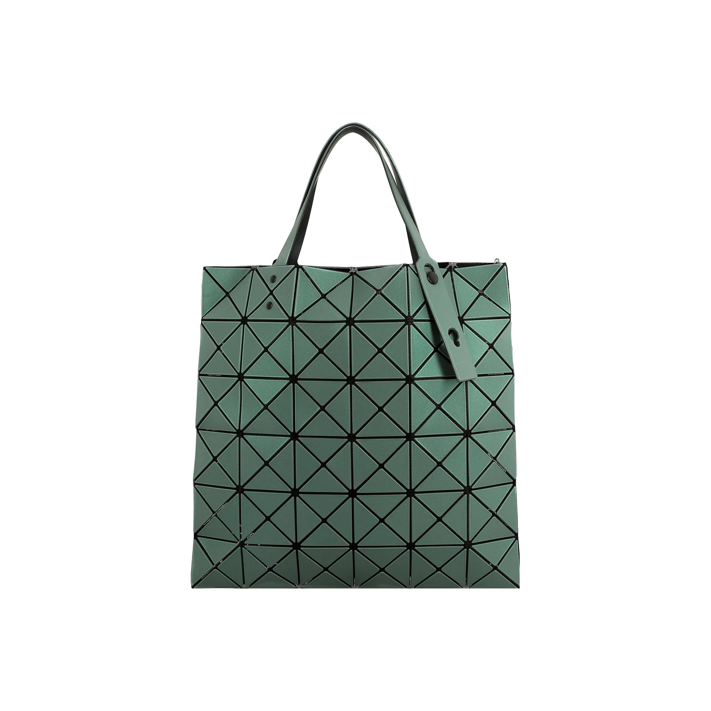 ISSEY MIYAKE Vinyl Chloride Resin Tote Bag Shopping Bag Computer One Shoulder Handbag Regular Unisex Green