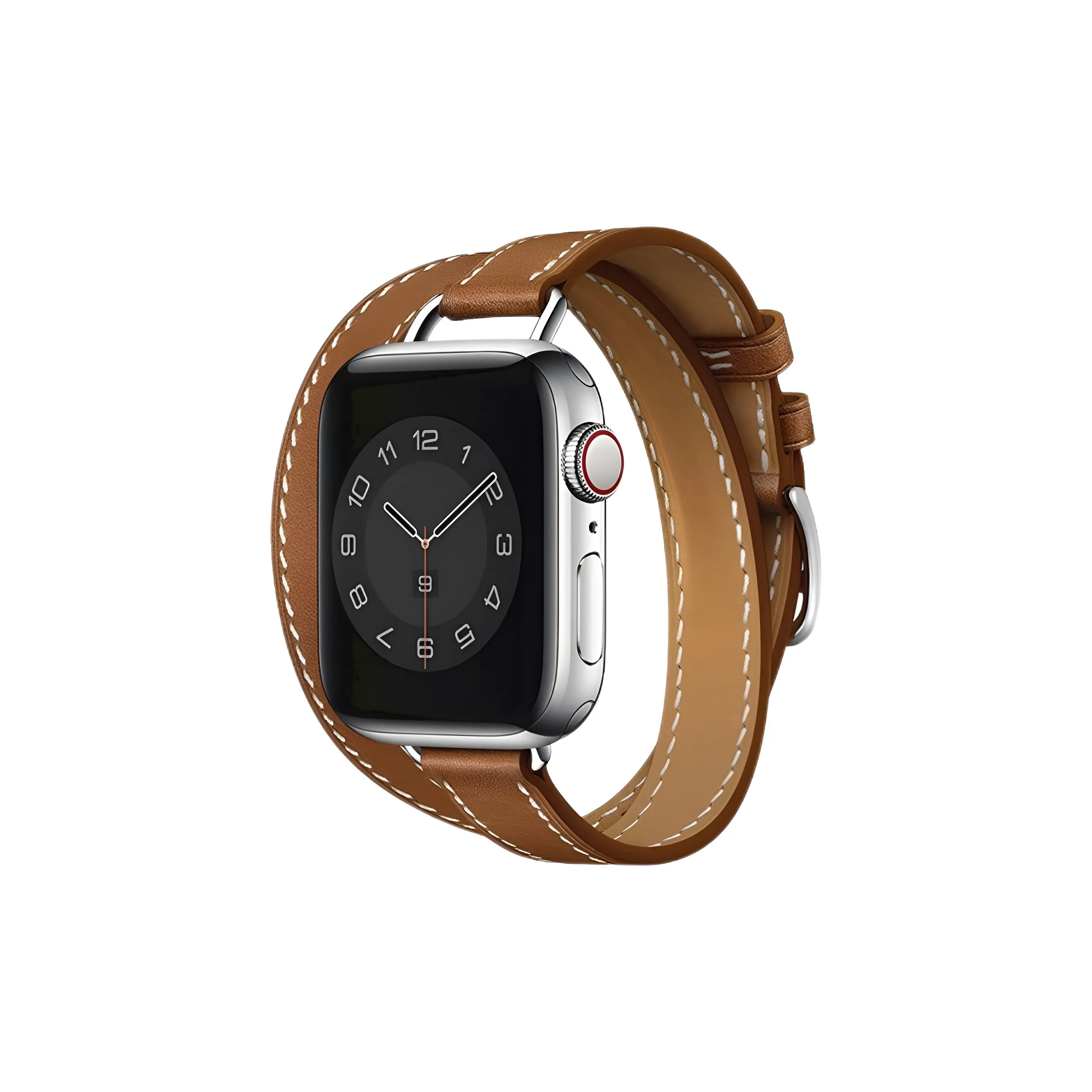 Zhongwo Watch Полоска Apple Совместимость Натуральная кожа Материал