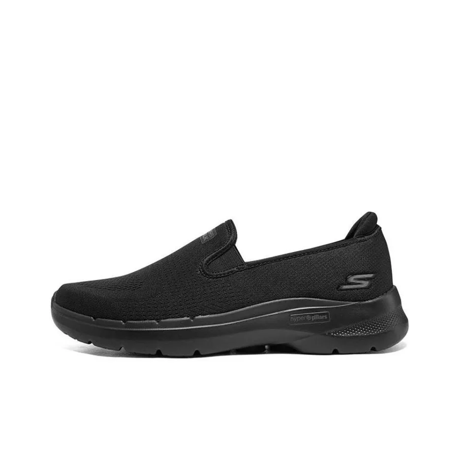 Skechers Go Walk 6 Low Топ Casual Мужской Черный