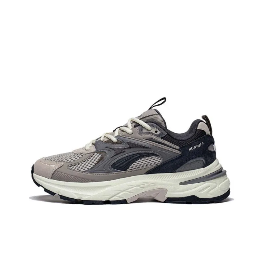 LiNing Aurora 2K Slip Resistant Low Top Casual Shoes Men's Dawn Gray