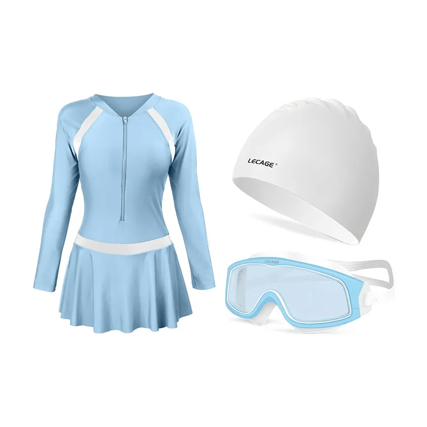 LECAGE Swimming Sets Elastane, Polyamide Swimming Pool Women's