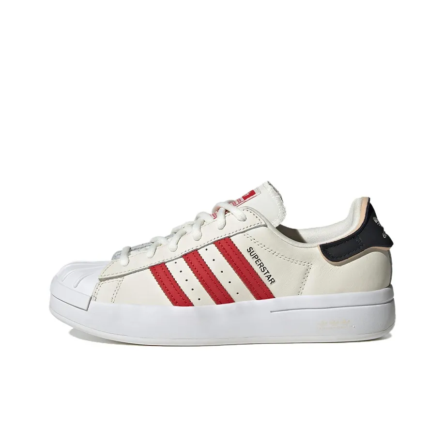 Adidas Originals Superstar Ayoon Low Топ Кроссовки для скейтбординга Женские Белый Красный Черный