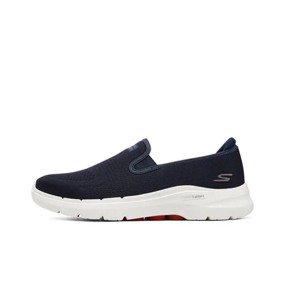Skechers Go Walk 6 Low Топ Casual Мужской Темно-синий
