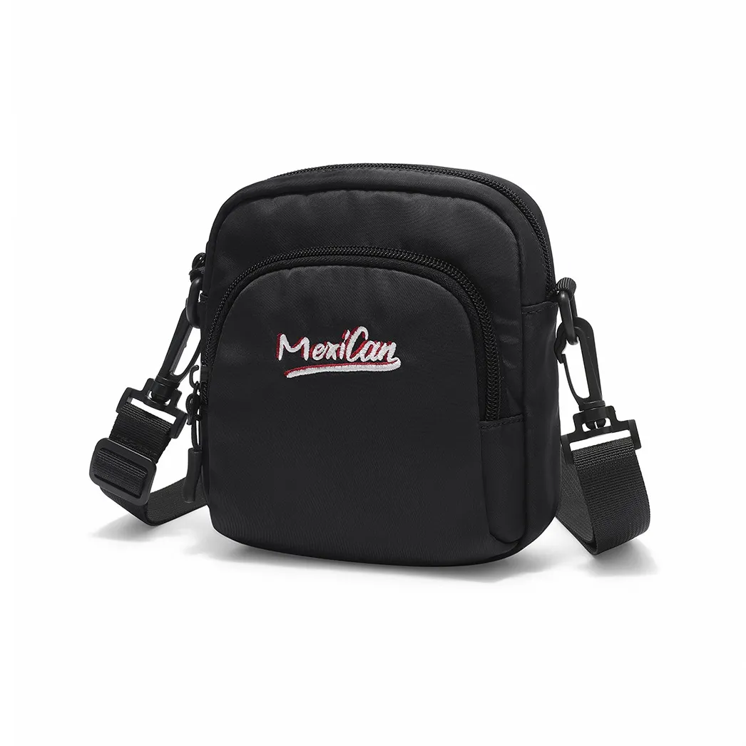 MEXICAN Ткань Сумка через плечо Стандартная Унисекс Черная