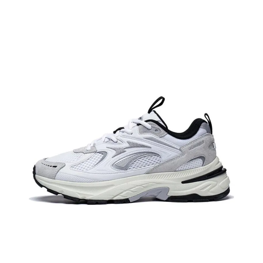 LiNing Aurora 2K Anti Slip Wear Resistant Low Top Casual Shoes Men's Standard White