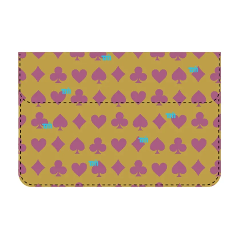 Puui Artificial Leather Envelope Bag, Laptop Bag, IPad Bag, Insert Regular Unisex Western Heart