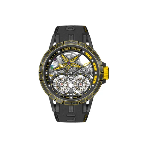 Roger Dubuis Ручной Механический Движение Мужские Kings Racing Series Часы 47 мм С Вырезом