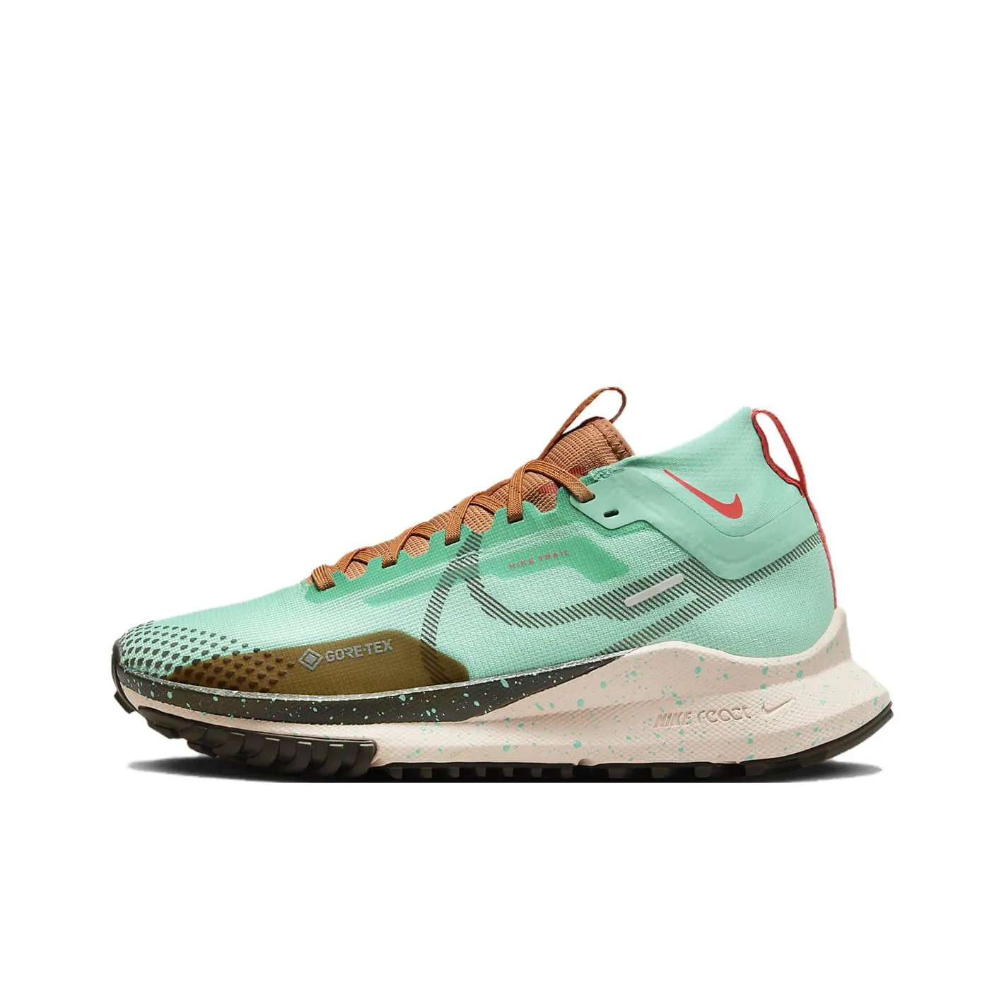 Nike React Pegasus Trail 4 Gore Tex Emerald Rise Sequoia Women's