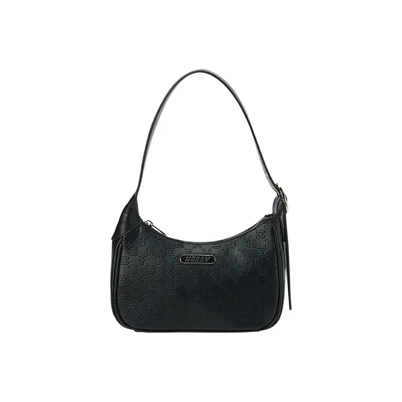 NERDY Эластан Полумесяц Сумка Сумка через плечо Стандартная Женская Черный Кремовый Синий