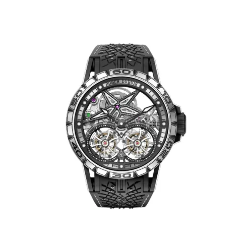 Roger Dubuis Ручной Механический Движение Мужские Kings Racing Series Часы 47 мм С Вырезом