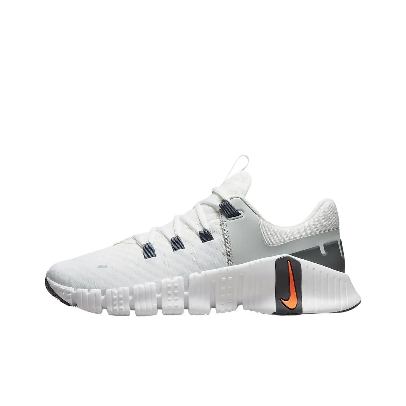 nike dress Free Metcon 5 White Bright Mandarin