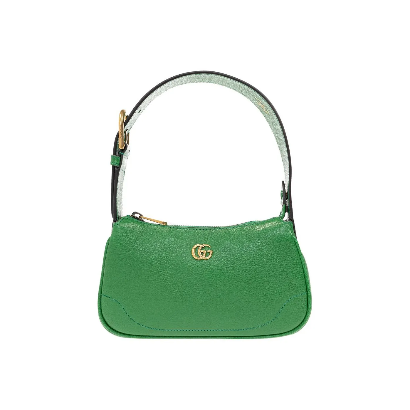 GUCCI Aphrodite Leather Shoulder Bag Mahjong Bag Handbags Shoulder Bags Mini Women's Green