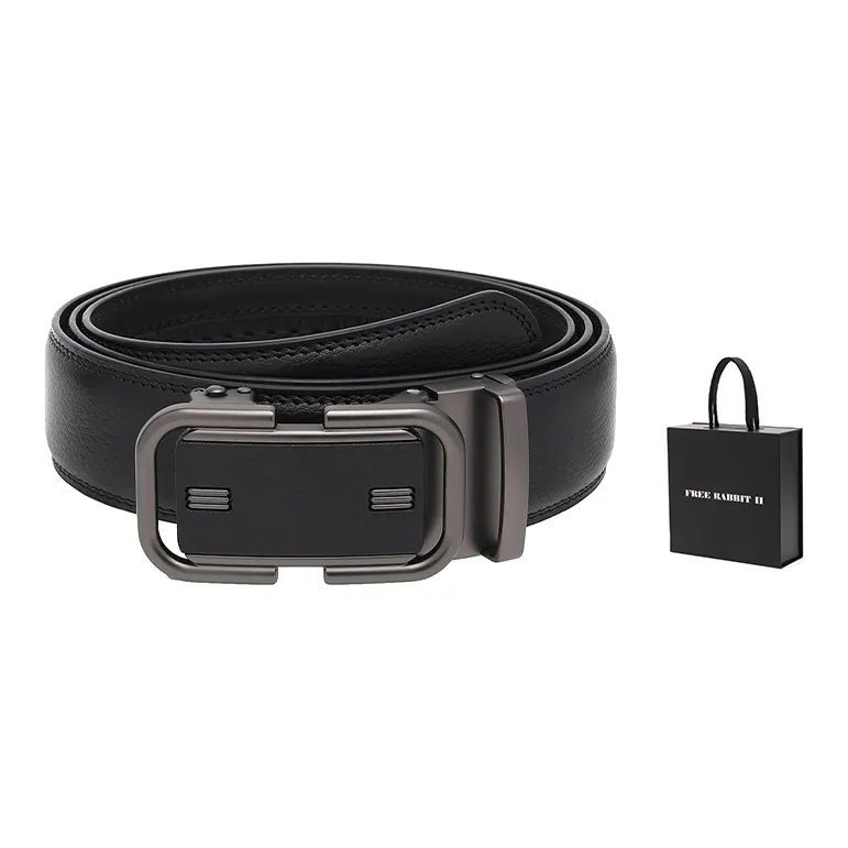 FREE RABBITⅡ Автоматическая застежка Бизнес Юность Формальный Кожаные ремни Мужской 3,5 см