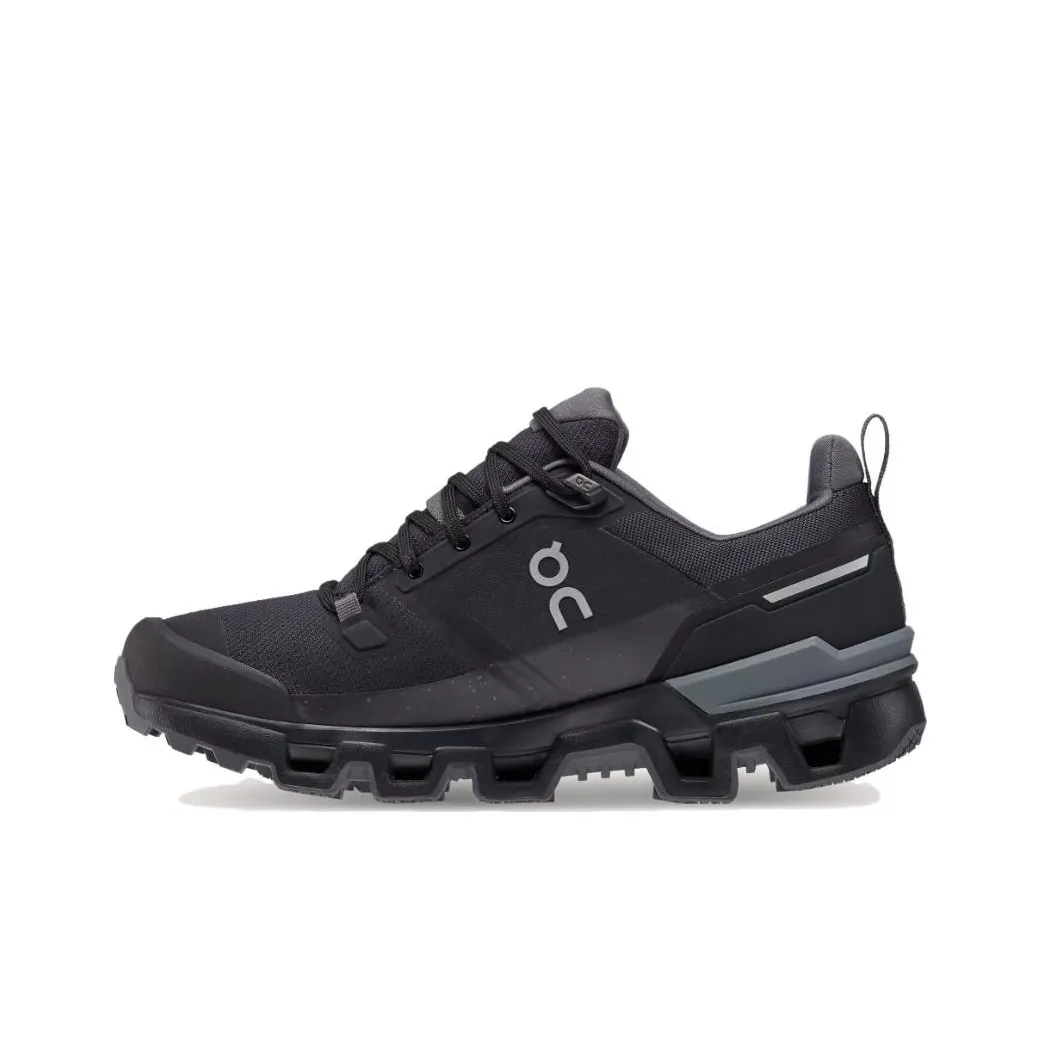 On Running Cloudwander Waterproof Black Eclipse Women's