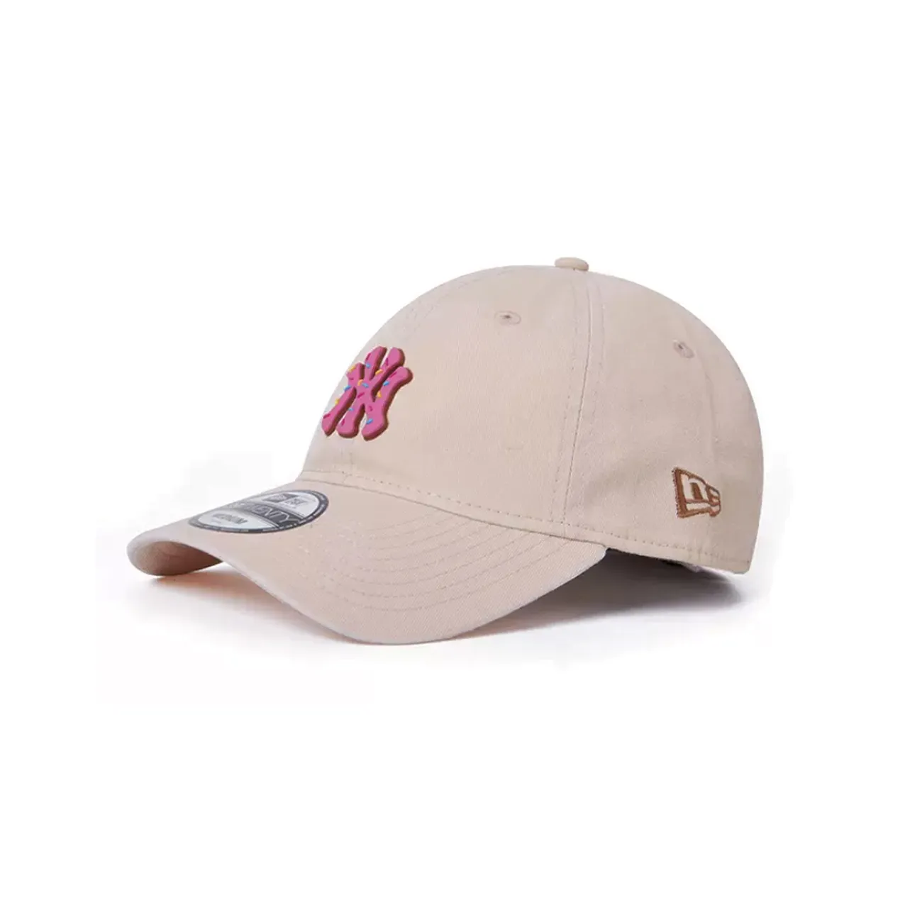 New Era Хлопковые кепки унисекс розовые