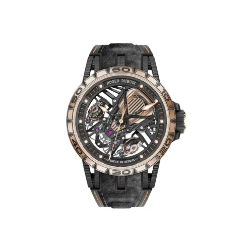 Roger Dubuis Ручной Механический Движение Мужские Kings Racing Series Часы 45 мм С Вырезом