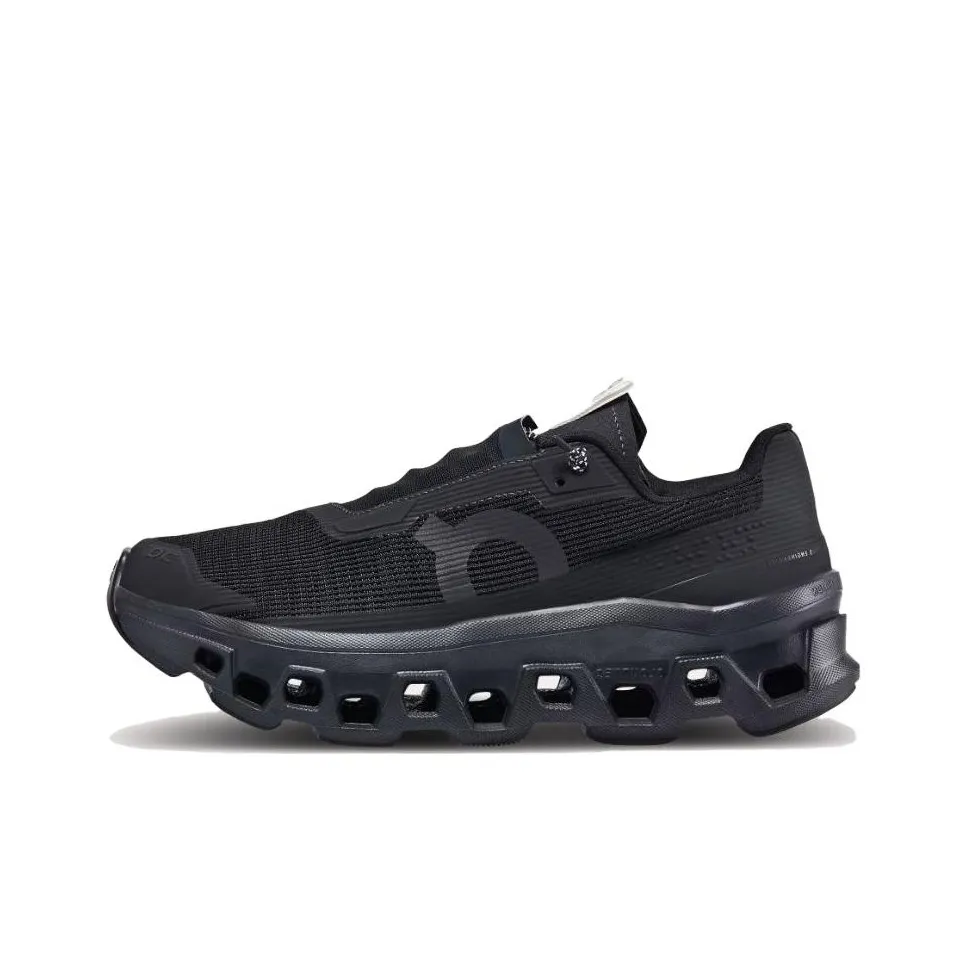 On Slip-Resistant Низкий Топ Повседневные Беговые Кроссовки Женские Черные