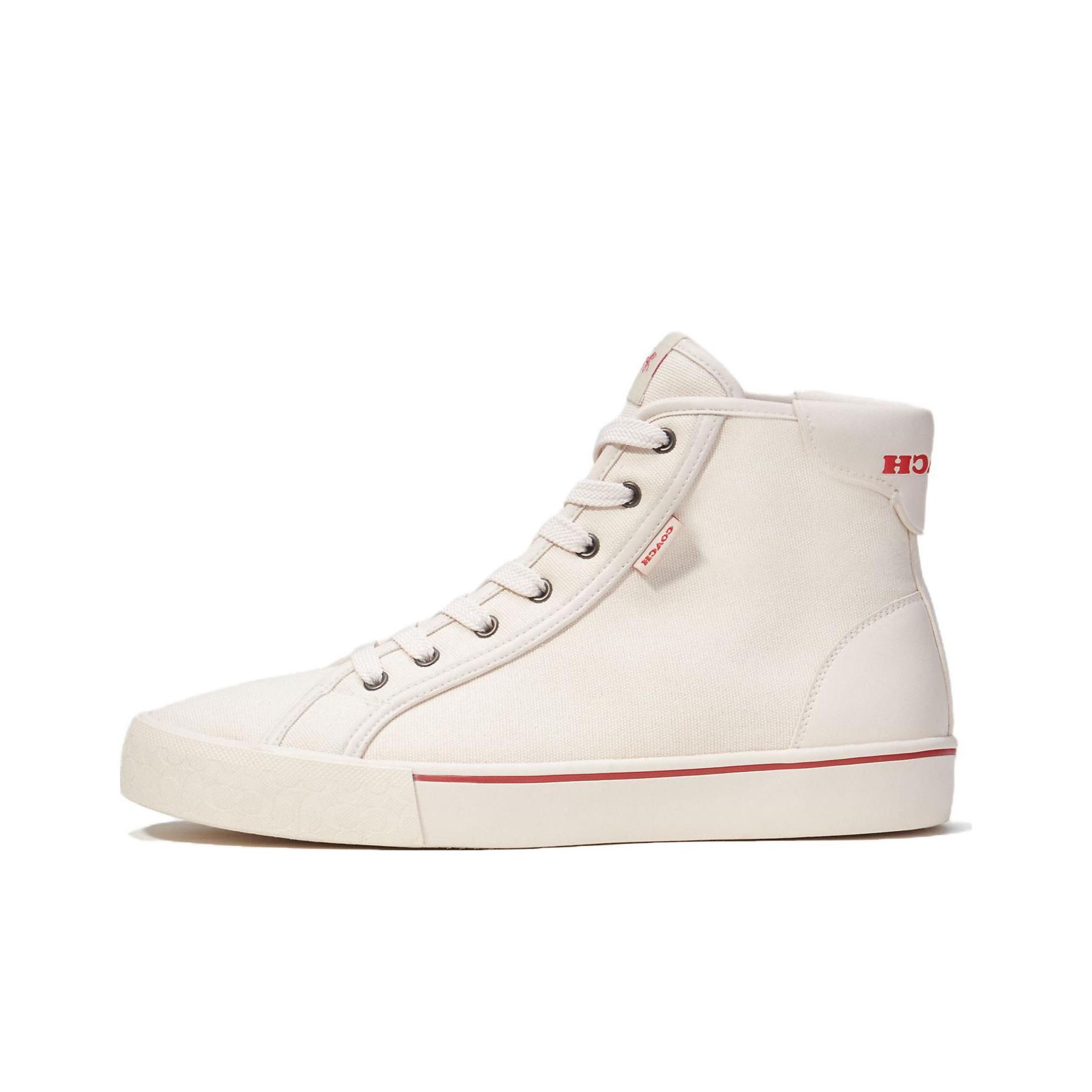 coach black high top sneakers