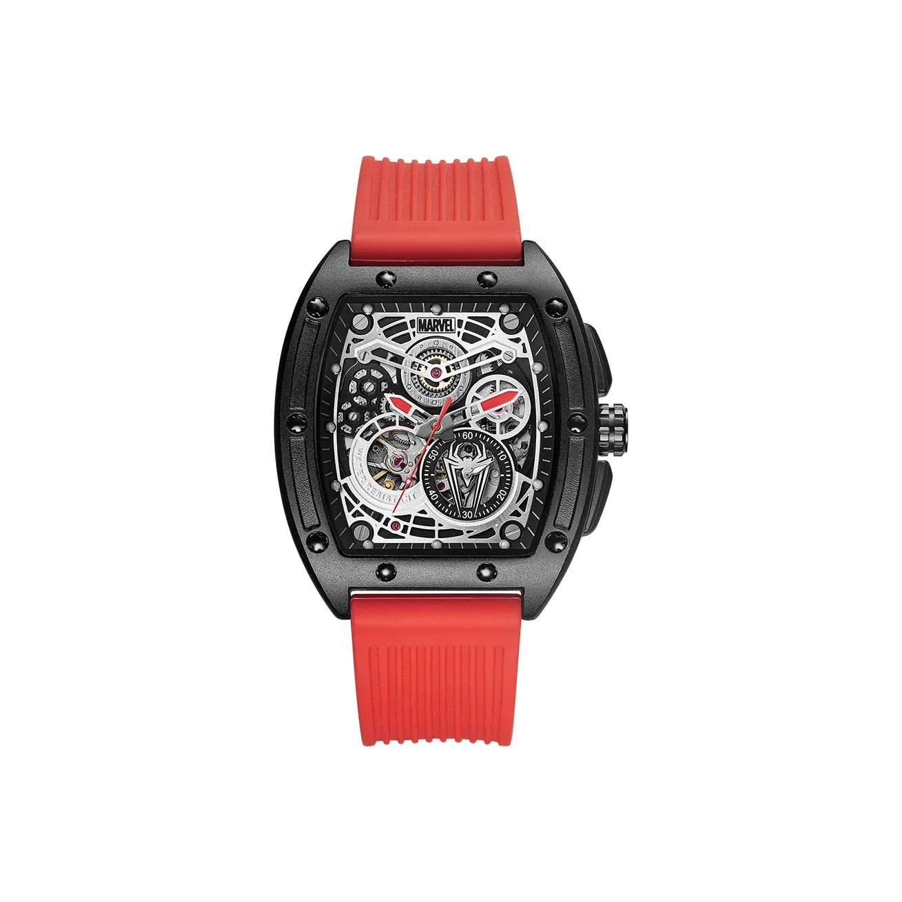 MARVEL Автоматический Механический Часы Мужские Hero Collection 42мм*50мм*14,5мм Черные