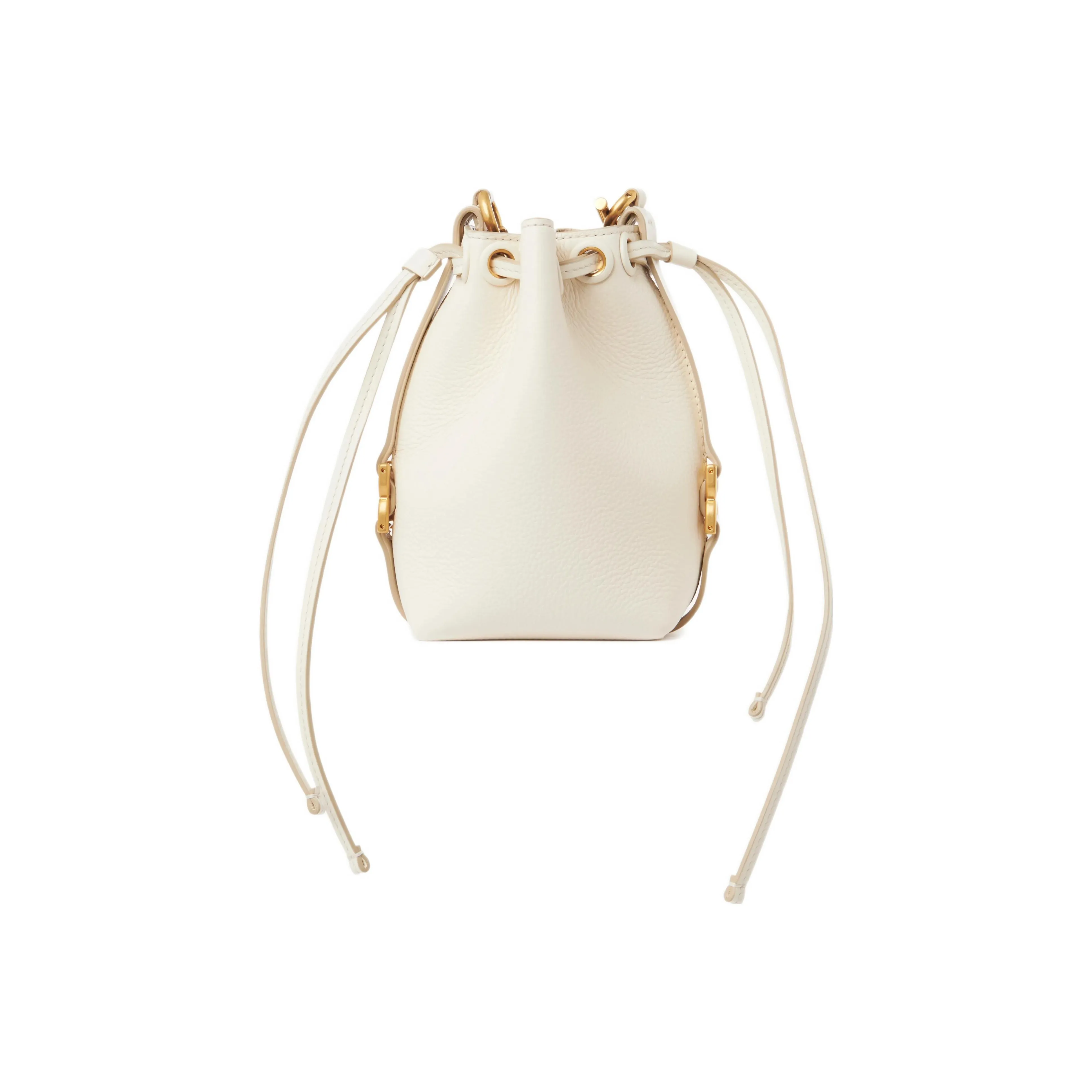 Chloe Marcie Grained Calfskin Shoulder Bag, Crossbody Bag Extra Mini Women's White