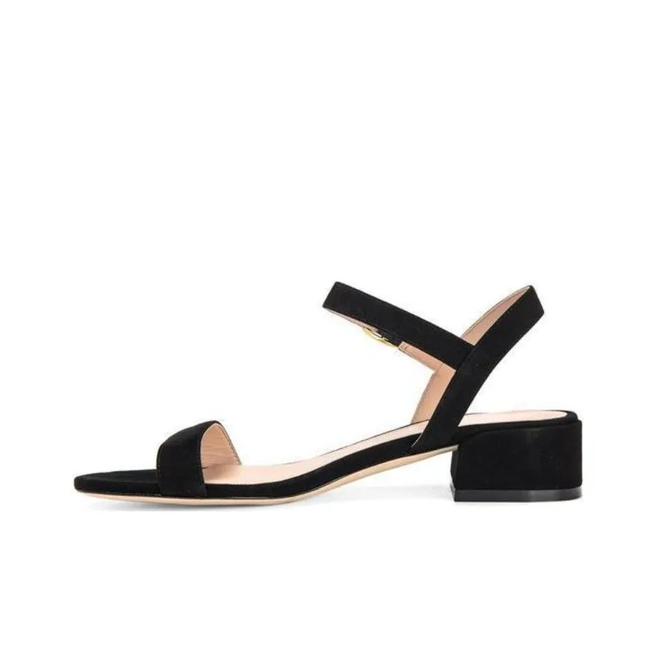 Stuart Weitzman SW One Sandals with Strap Women's Black