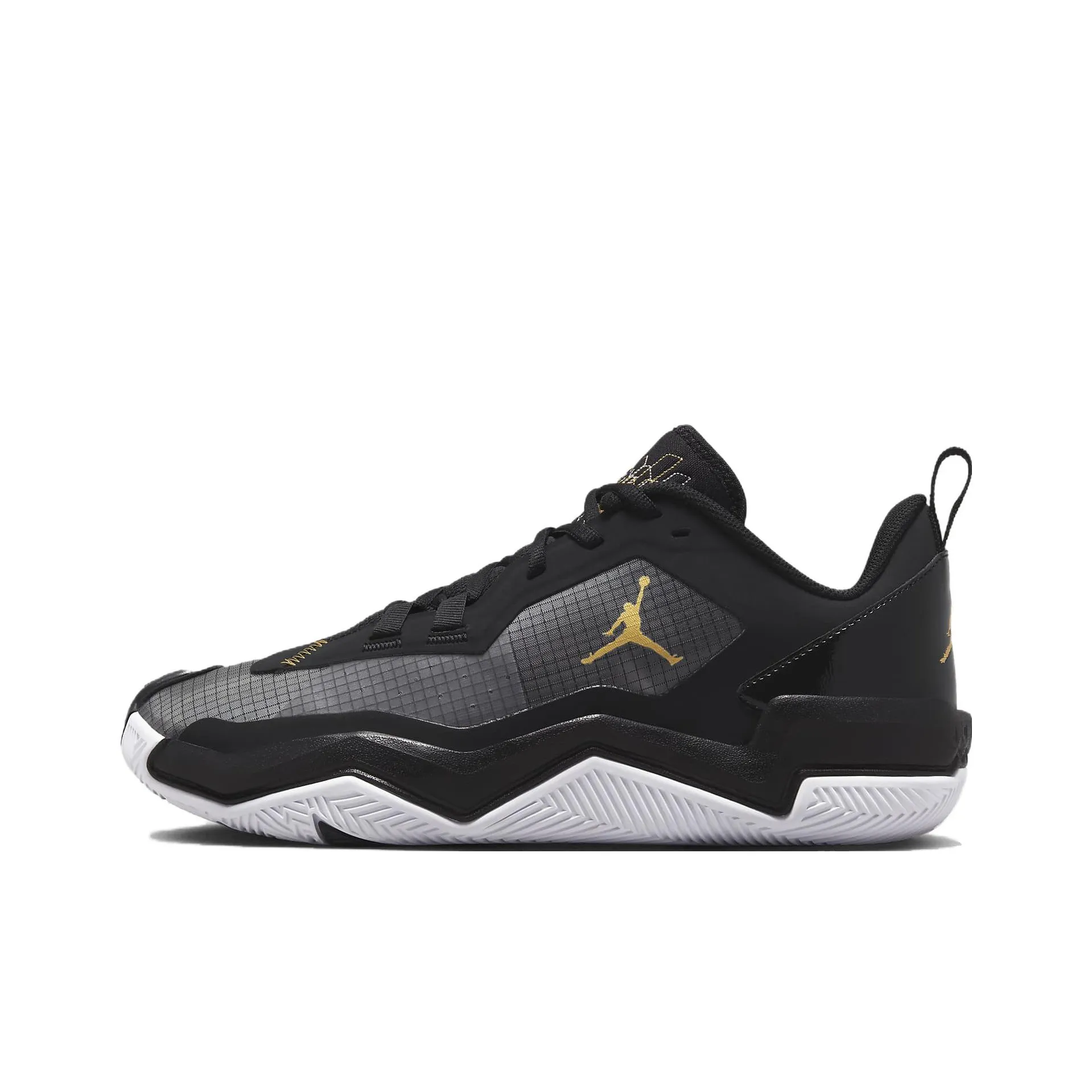 Jordan One Take 4 Black White Metallic Gold