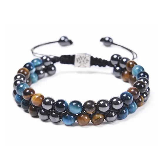 Inkopper Браслеты с тигровым глазом унисекс