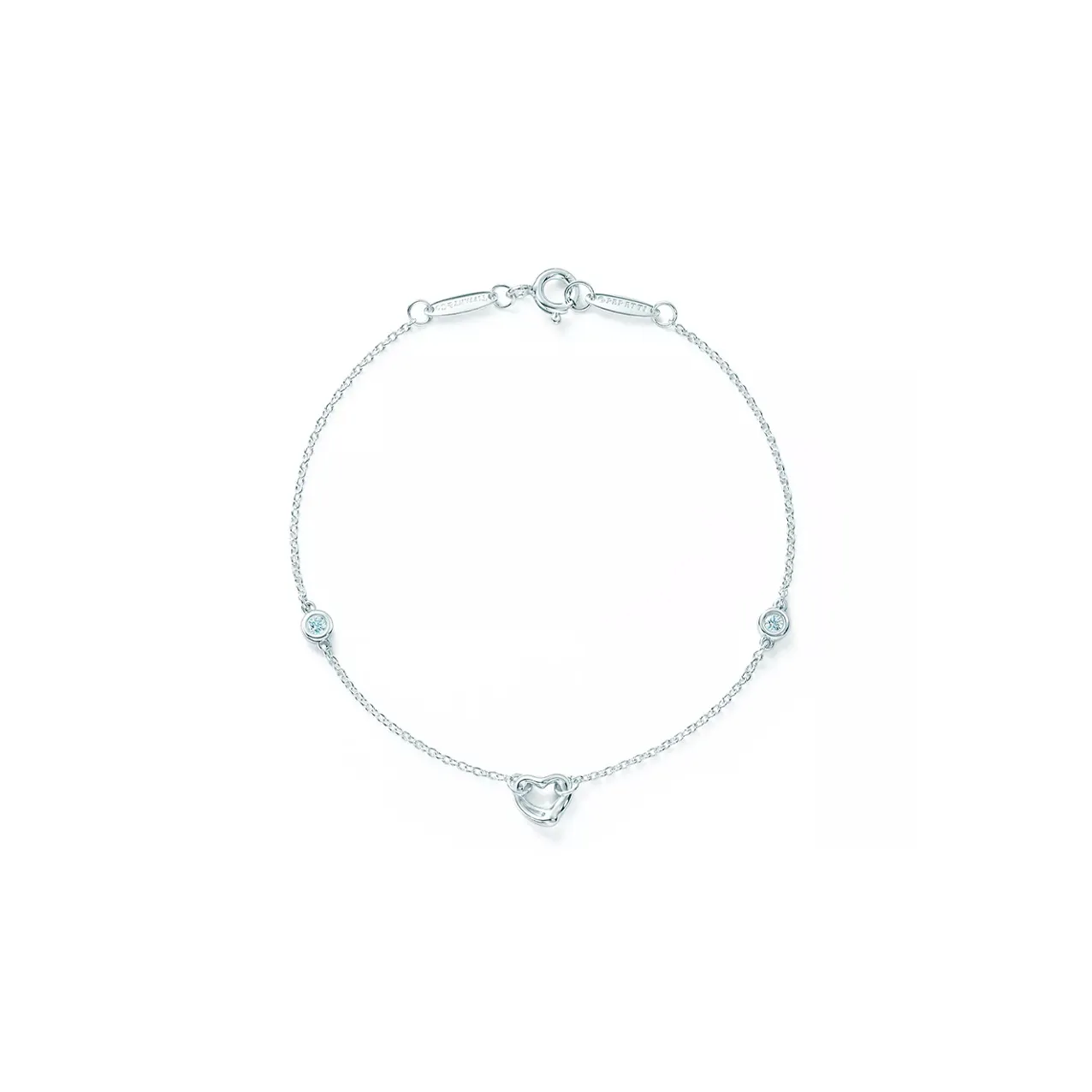 TIFFANY & CO. Diamond, Sterling Silver Bracelets Women's Silver