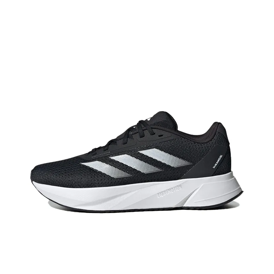 Adidas Duramo Sl Slip-Resistant Low Top Беговые кроссовки Женские Черный Белый