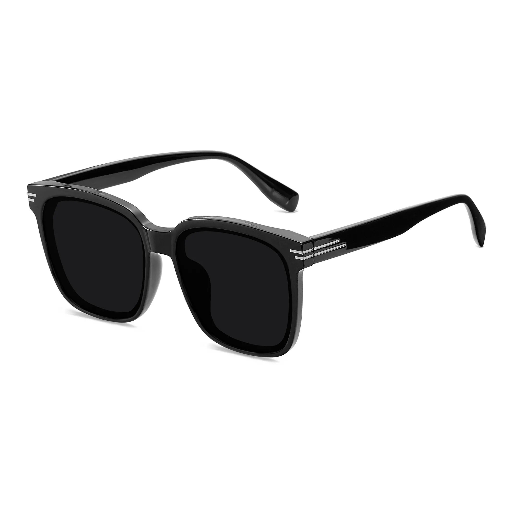 ENFANTIN Square Sunglasses Unisex Black/Tea Brown