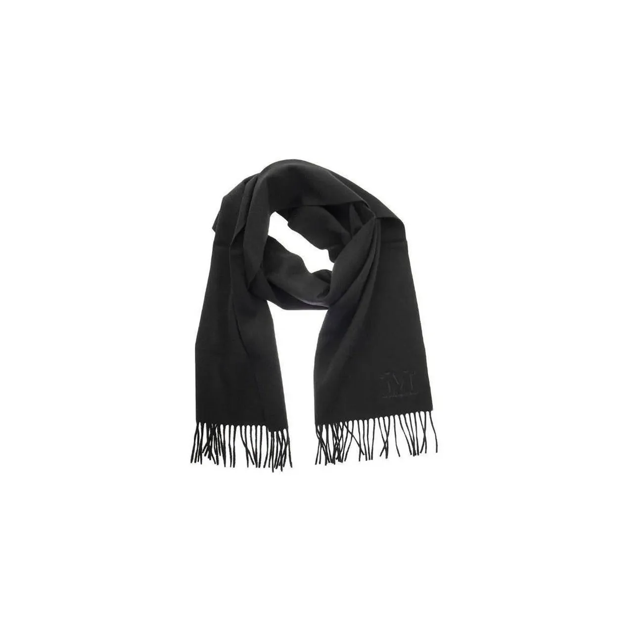 MaxMara Вязаные шарфы Женские Черный