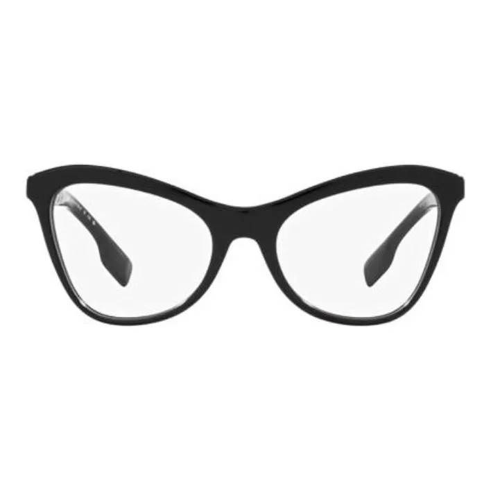 Burberry Ацетат Нерегулярная форма Оправа для очков Женская Черная