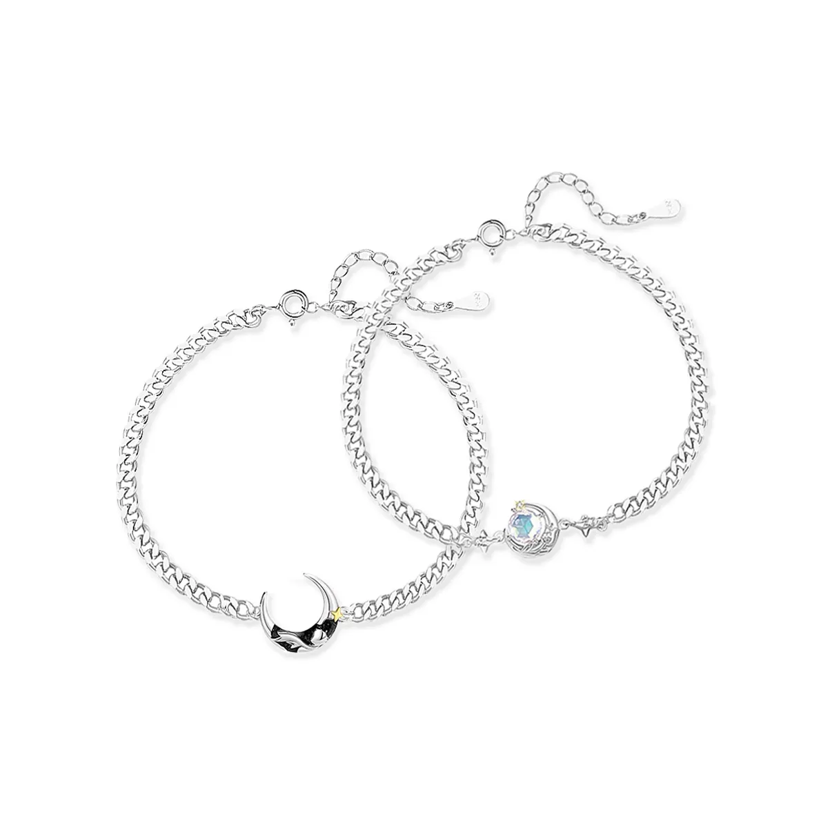 MISS TOOYA S925 Silver Bracelets Unisex