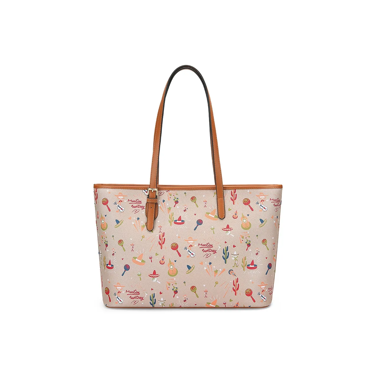 MEXICAN PVC Handbag, Shoulder Bag Regular Women's Multicolor