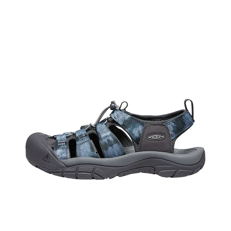 KEEN Newport H2 Non-slip Breathable And Wear-resistant River Trekking Shoes Men's Gray Blue