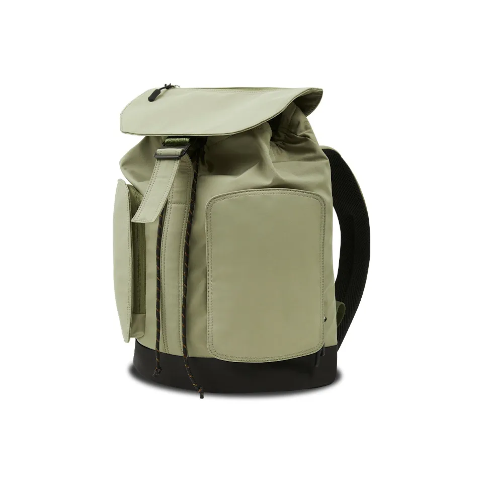 ECHOLAC Three proof Fabric Travel Bag, Laptop Bag, Mountaineering Bag, Backpack Large Size Men's Green/Black