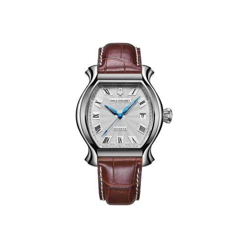 EMILE CHOURIET Автоматический Механический Движение Мужские Часы 39,4mm*37,2mm Серебряный