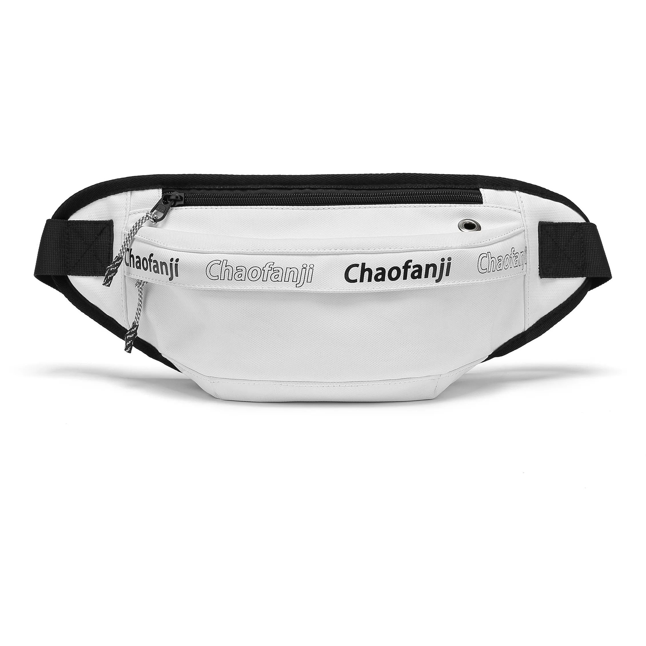 CHAOFANJI Кожа Мембрана Сумка через плечо Стандартная Унисекс Белый Черный