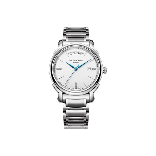 EMILE CHOURIET Автоматический Механический Движение Мужские Часы 40mm*20mm*10,85mm Белый
