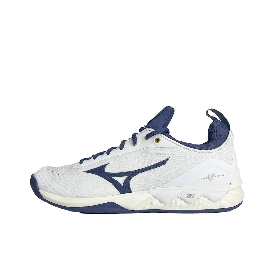 Mizuno Wave Luminous 2 Low Топ Волейбольные кроссовки Унисекс Белый Синий