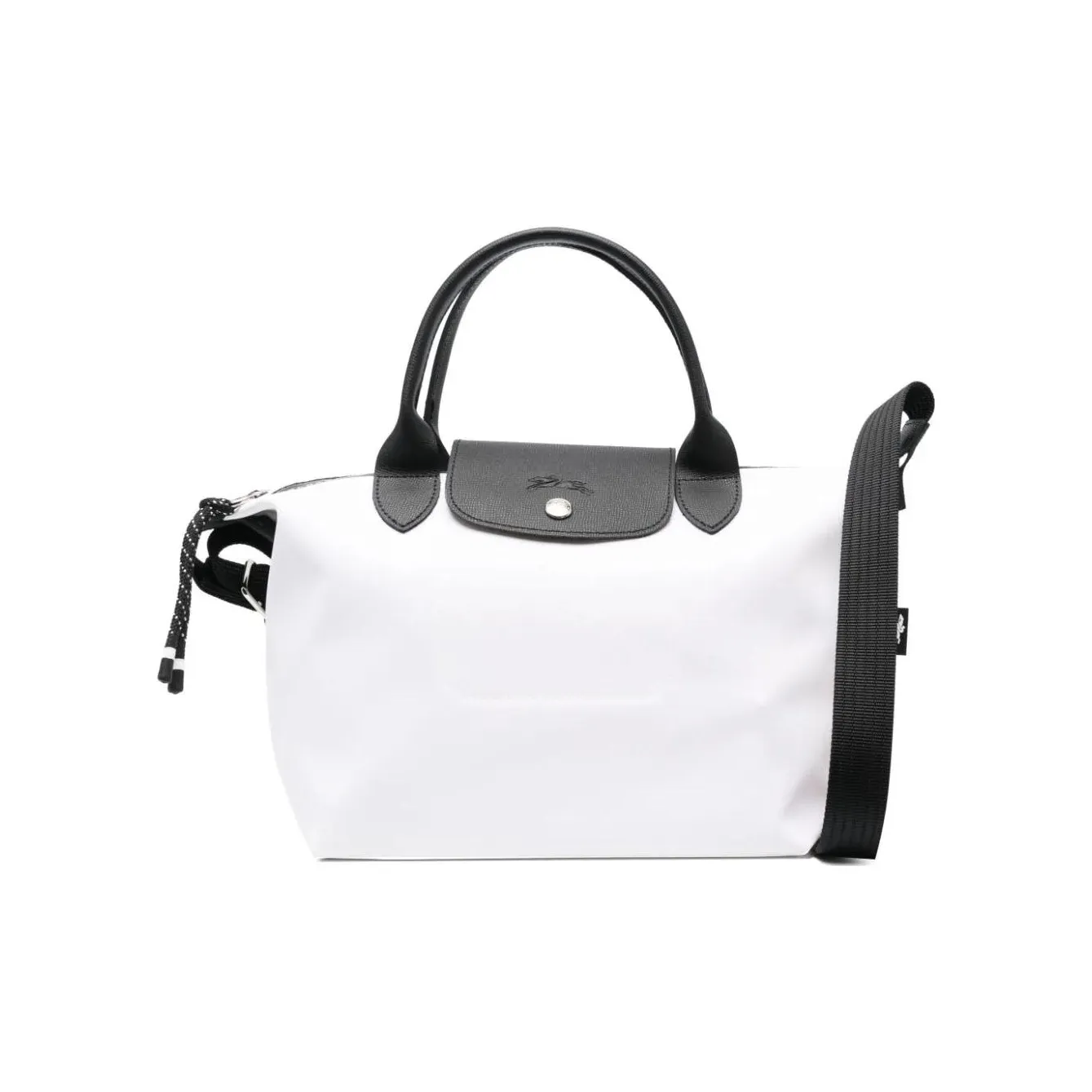 GANNI logo patch crossbody bag