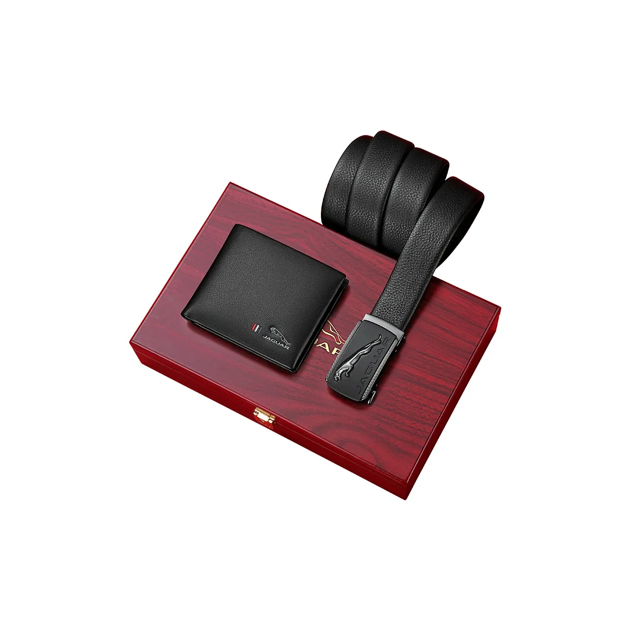 JAGUAR Натуральная кожа Автоматическая застежка Брюки Ремень Кожаные ремни Мужской Ширина 3,5 см