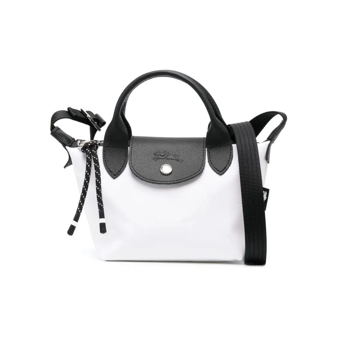 GANNI logo patch crossbody bag