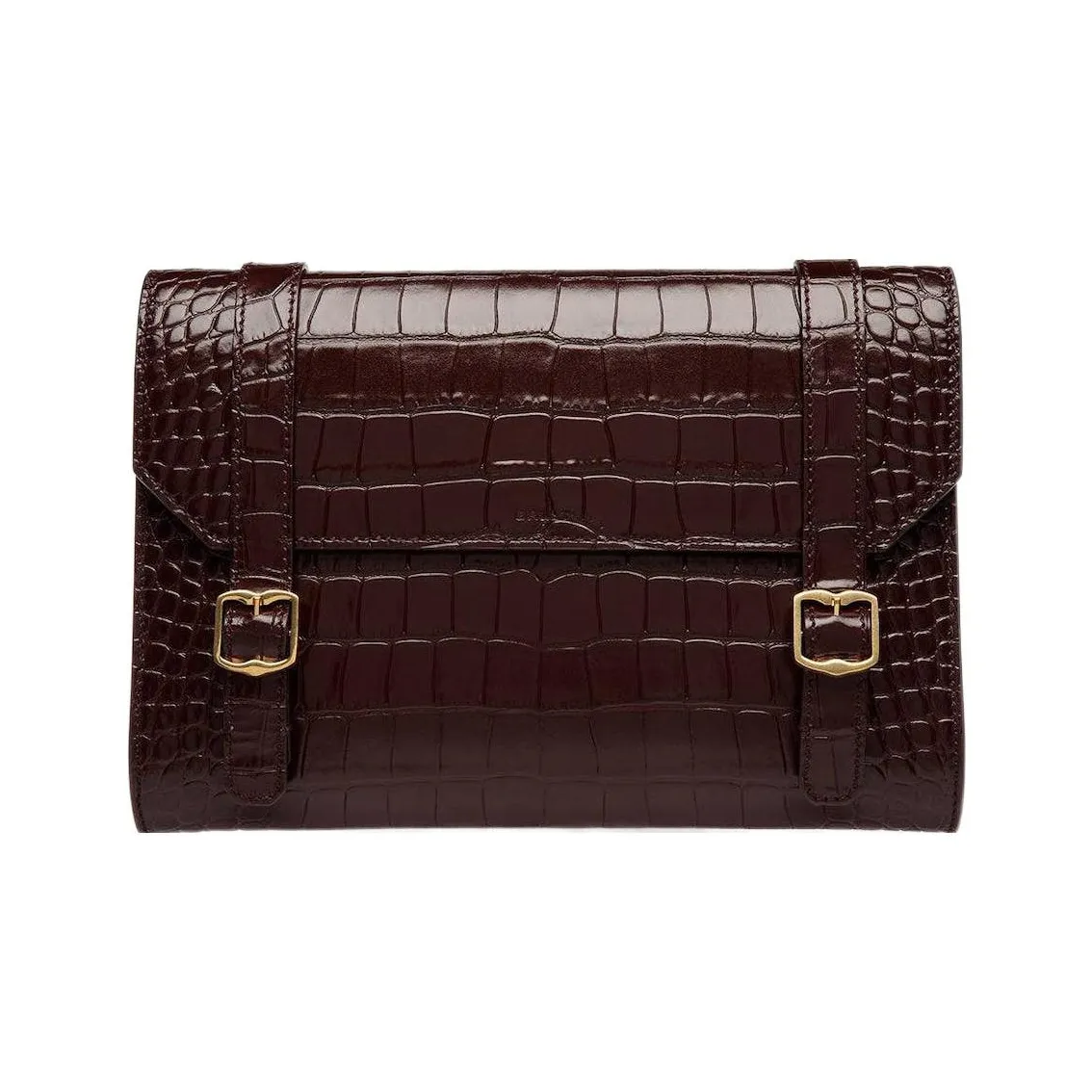 BALLY Коровья кожа Сумка для хранения Клатч Стандартный Мужской Коричневый