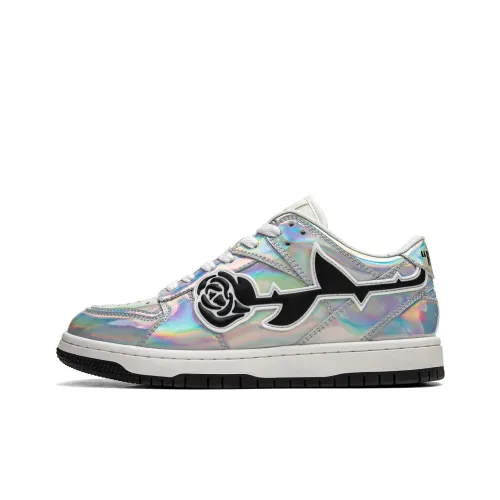 Youthloser Кроссовки для скейтбординга Low Top Черный Розовый JEWEL Унисекс