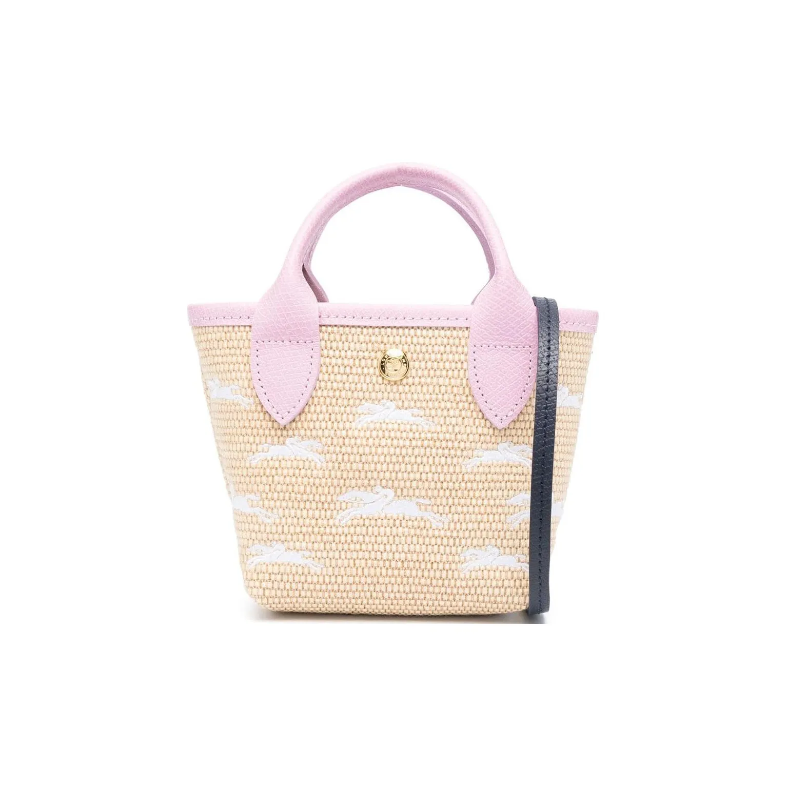 LONGCHAMP Le Panier Pliage Сумка из коровьей кожи сумка через плечо сумка через плечо экстра маленькая женская бежевая и розовая