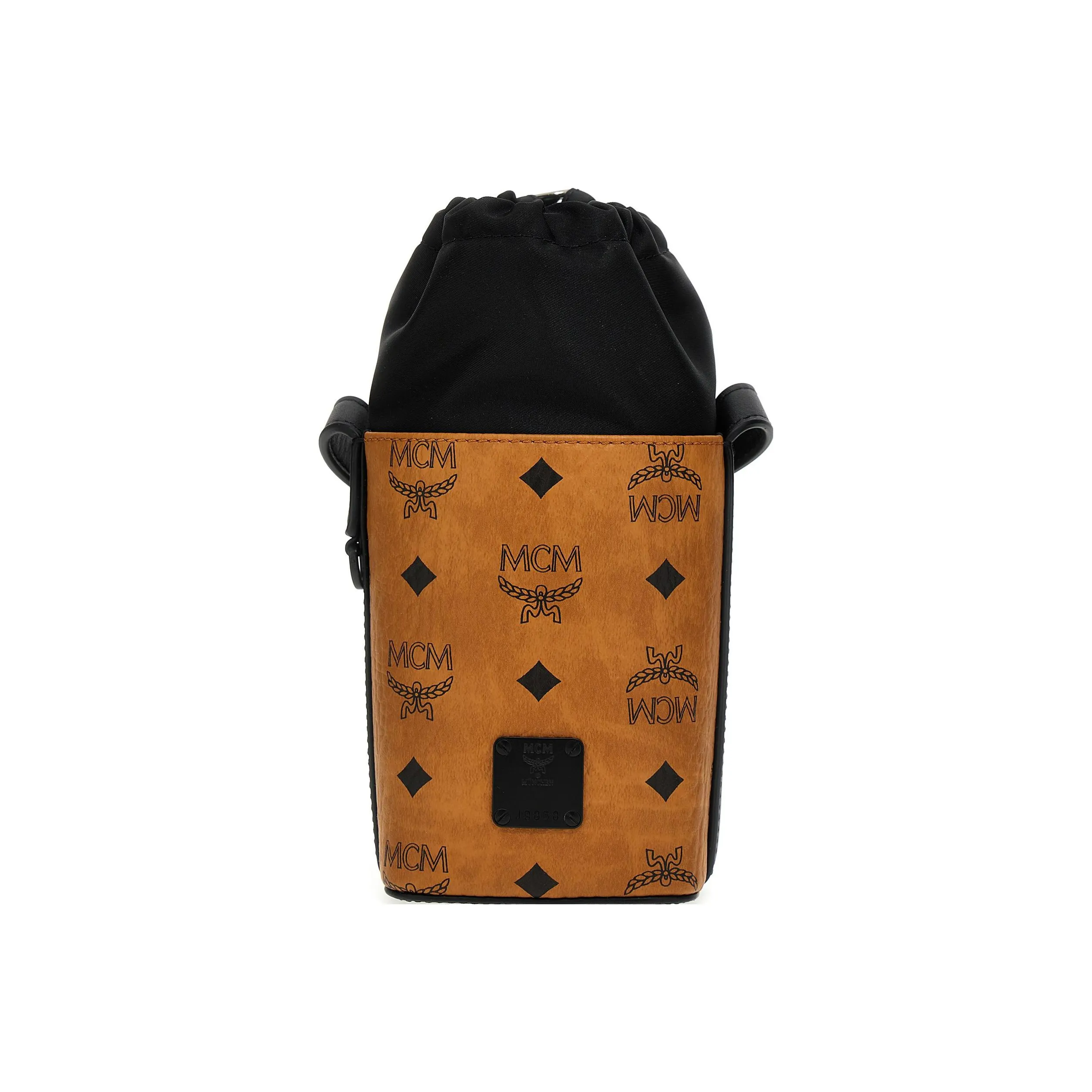 MCM Ottomar Visetos Холст и Кожаная Сумка через плечо Сумка на плечо Унисекс